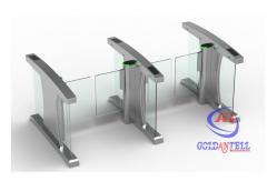 China Biometric Scanner SS Dual Channels Speedlane Turnstile Gate supplier