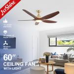 Five ABS Blades LED Ceiling Fan for Energy Saving and Lighting Solutions Service for sale