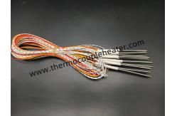 China Custom Made Pointed Tip Cartridge Heaters With Built In Thermocouple supplier