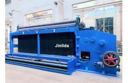 China Automatic PLC Heavy Duty Wire Netting 22kw Gabion Mesh Making Machine 195m/h supplier