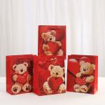 Party Gift Bag Printed Candy Packaging Bag Kraft Paper Shopping Bag Paper Bag Bear Handbag for sale