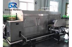 China Automatic Glass Bottle Washing Machine / Rinsing Inside Brushing System supplier