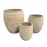 Outdoor Plants Thriving With Long Lasting Glass Reinforced Concrete Plant Containers for sale