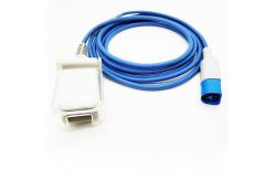 China HP 8 Pin TPU Blue SPO2 Extension Cable Wear Resistant Oem / Odm Availible supplier