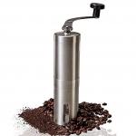 Stainless Steel Coffee Mill Grinder Brushed Manual Coffee Grinder for sale
