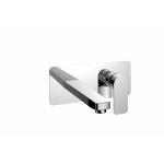 Polished Chrome Wall Mounted Bath Mixer Tap