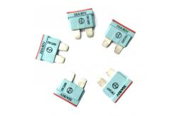 China 40A ATO Automotive Blade Fuses Middle Blow 80V DC with Ag Plated Terminals supplier