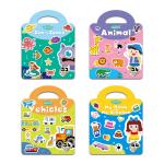 Colorful Children'S Reusable Sticker Book To Enhance Creativity Imagination for sale