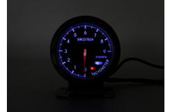 China Blue Digital RPM Tachometer , Automotive RPM Meter Circular Instrument supplier
