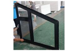 China Vinyl PVC Double Glazed Windows Casement Trapezoidal Swing Open For House supplier