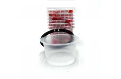 China low MOQ 80ml pp white and clear injection cup for baby yogurt supplier