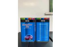 China Rectangle Automotive Paint Cans 4000ml Empty Tin Containers supplier