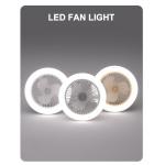 New Star Shape Lighting Ceiling Fans With Lights Remote Control Romantic Invisible Ceiling Fan With Led Lights for sale