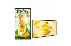 China 55inch Wall Mounted Lcd Advertising Display Monitor Indoor 250cd/M2 supplier