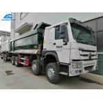 12 Wheel 50 Tons U Shape Cargo Box Howo Dump Truck 371 for sale