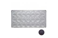 China Rectangle Coin Shaped Chocolate Moulds Polycarbonate PC Chocolate Mould supplier