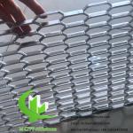 Aluminum mesh expanded screen panels for facade Decorative Architectural metal for sale
