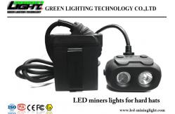 China Rechargeable Led Mining Headlamp OLED Display Screen Hard PC Material Anti Explosion supplier