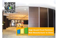 China 85mm Movable Sound Proof Aluminum Partition Wall For Office And Restaurant supplier