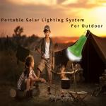 Monocrystalline Solar Panel Energy System 25W 11V Portable Solar Home Lighting System