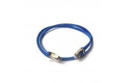 China Gigabit Braided Network Cat6A Ethernet Patch Cable 500MHz 23/24//26AWG supplier