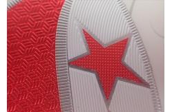 China Soft  Iron On TPU Badges Silk Screen Printing 3D Embossed Logo Heat Transfer supplier