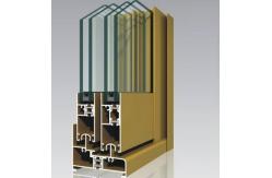 China Powder Painted 6063-T5 Aluminum Window Extrusion Profiles With  tapping supplier