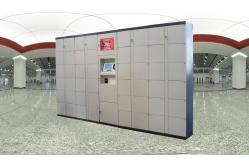 China Intelligent Logistic Parcel Delivery Lockers With Simple Work Flow And Payment Device supplier