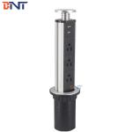 Aluminum Alloy 290*84mm Desk Pop Up Electrical Outlet for sale