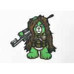 Boy Scout Clothing Embroidery Patches Bear Logo With Hook Backing for sale
