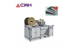 China Manual Feeding 1/4''-1'' 75mm Double Wire Binding Machine supplier