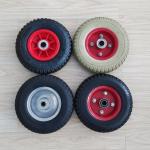 8 Inch 2.50-4 Custom Rim Color Pneumatic Rubber Tire Wheel For Trolley Wheel Barrow for sale