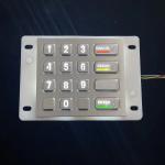 Waterproof Backlit Numeric Keypad Stainless Steel Luminous Metal GZ-B009083 for sale