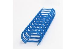 China Twin Loop Wire O Ring Book Metal Binding Coil 0.8mm Thick supplier