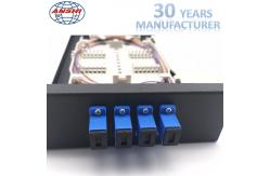 China Metal Optical Fiber Distribution Box / Wall Mount Enclosure Easy Installations supplier