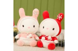 China ODM Skin Friendly 20cm Snowflake Rabbit Plush Toy supplier