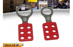 China ZC-K12 Vinyl Coated Aluminum Hasp , 1.5''  6pcs Padlocks 39g Hasp Lockout supplier