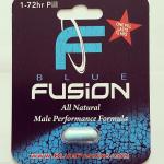 Blue Fusion Bliser Card Packaging for Male Tablets , Aqueous Coating for sale