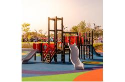 China Wear Resistant EPDM Playground Surface 3mm SBR System sport flooring supplier