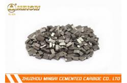 China Brazed ISO certificate tungsten carbide cutting tips suitable for cutting ferrous metal supplier