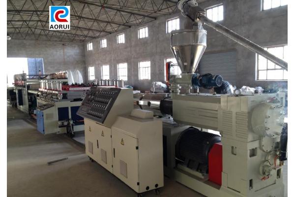 Double Screw WPC Couch Foam Board Machine , WPC Foamed Board Extrusion Line