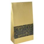 Custom Classic Kraft Paper Packaging For Tea Bags , Flat Bottom for sale