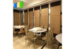 China Hanging System Folding Partition Walls Aluminum Soundproof Movable Wall For Dining Room supplier