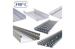 China Customizable White Electrical Cable Tray Metal For Cable Organization 6000MM Length supplier