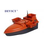 Orange remote control bait fishing boat DEVC-202 350M Wave Resistance for sale