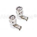 Right Angle BNC Connectors for HD SDI BNC Cable One Set