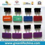 olorful Rectangle Plastic Sheet W/Custom Logo Office Binder Clips for sale