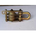 10KN Tackle Tower Erection Tools Three Wheels Steel Hoisting For Erecting Pole