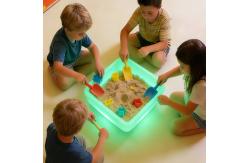 China Square Sand Art Tray with Raised Edges for Mess-Free Sensory Play – Stackable Durable Kids Activity Tray for Classroom & Daycare Bulk Supply supplier