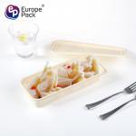 Heat-resistant biodegradable food sandwich salad takeaway lunch box bento for sale
